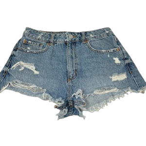 Garage Distressed Denim Shorts